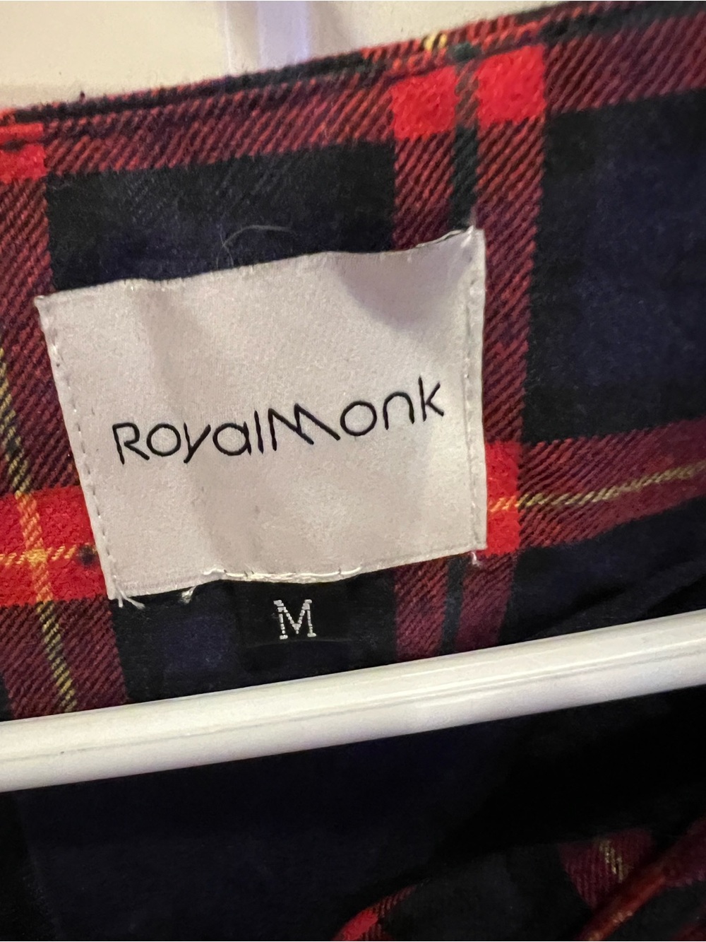 Royal Monk Red Plaid Dress